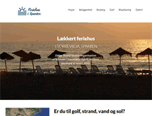 Tablet Screenshot of feriehus-i-spanien.dk